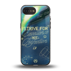 strive on back phone cover | glass case for iphone 16e