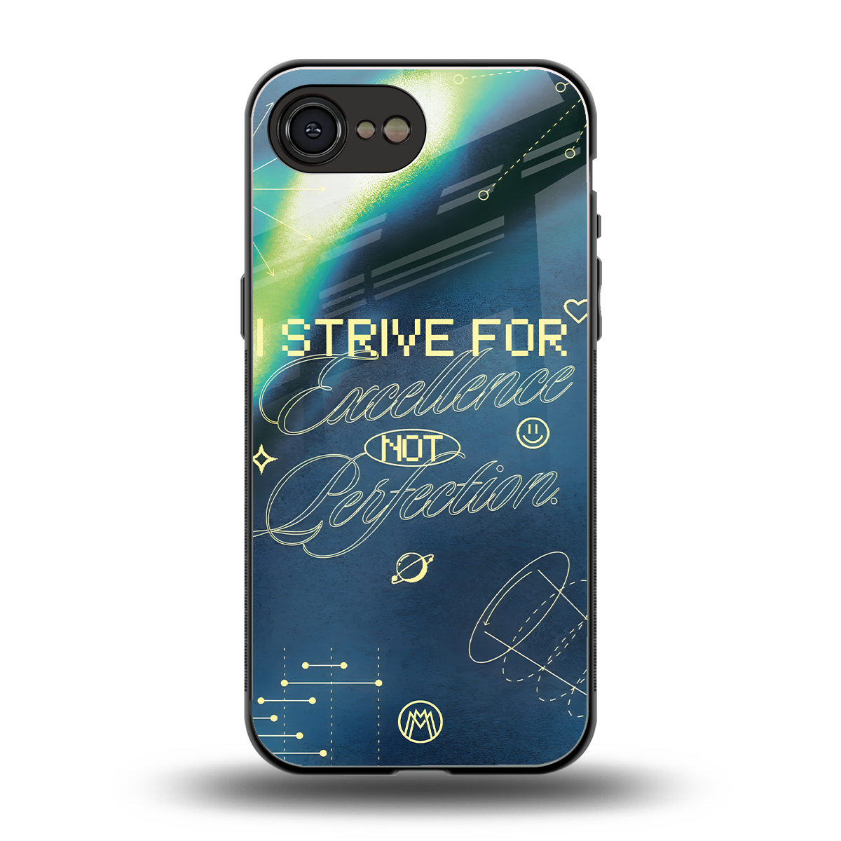 strive on back phone cover | glass case for iphone 16e