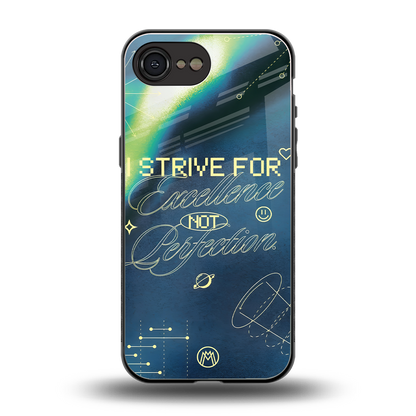 strive on back phone cover | glass case for iphone 16e