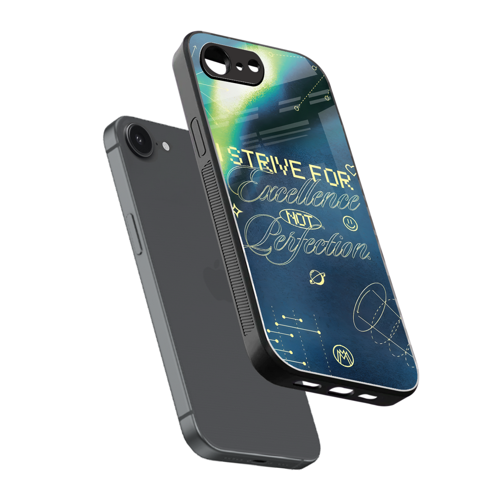 strive on back phone cover | glass case for iphone 16e