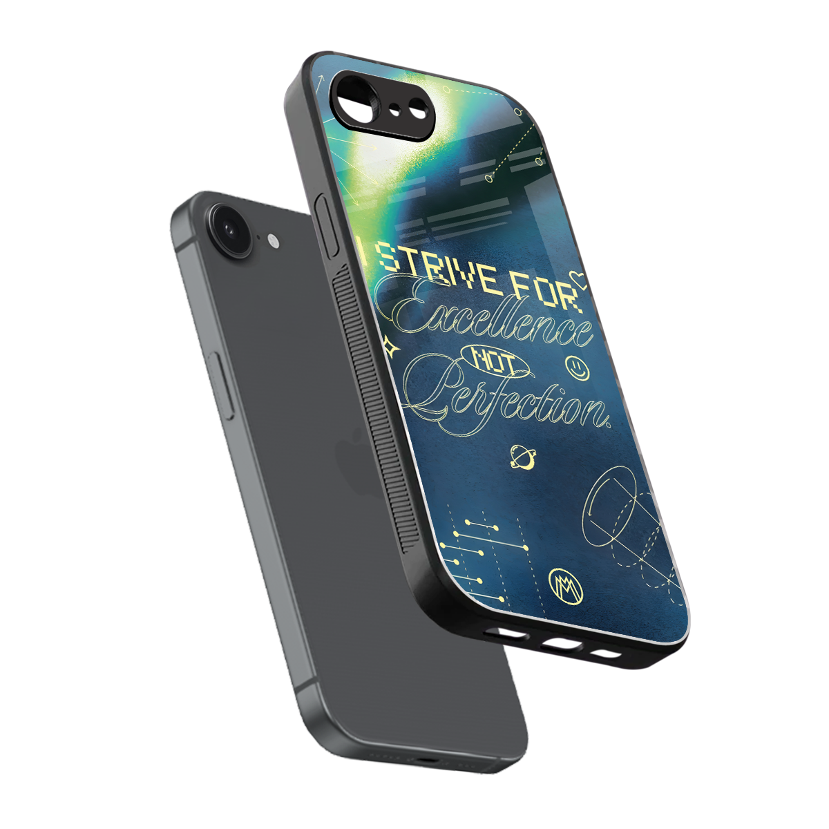 strive on back phone cover | glass case for iphone 16e