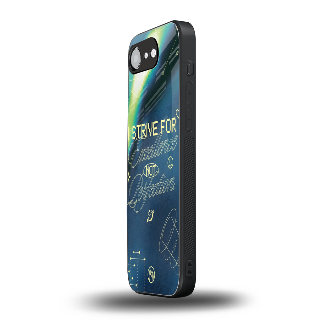strive on back phone cover | glass case for iphone 16e