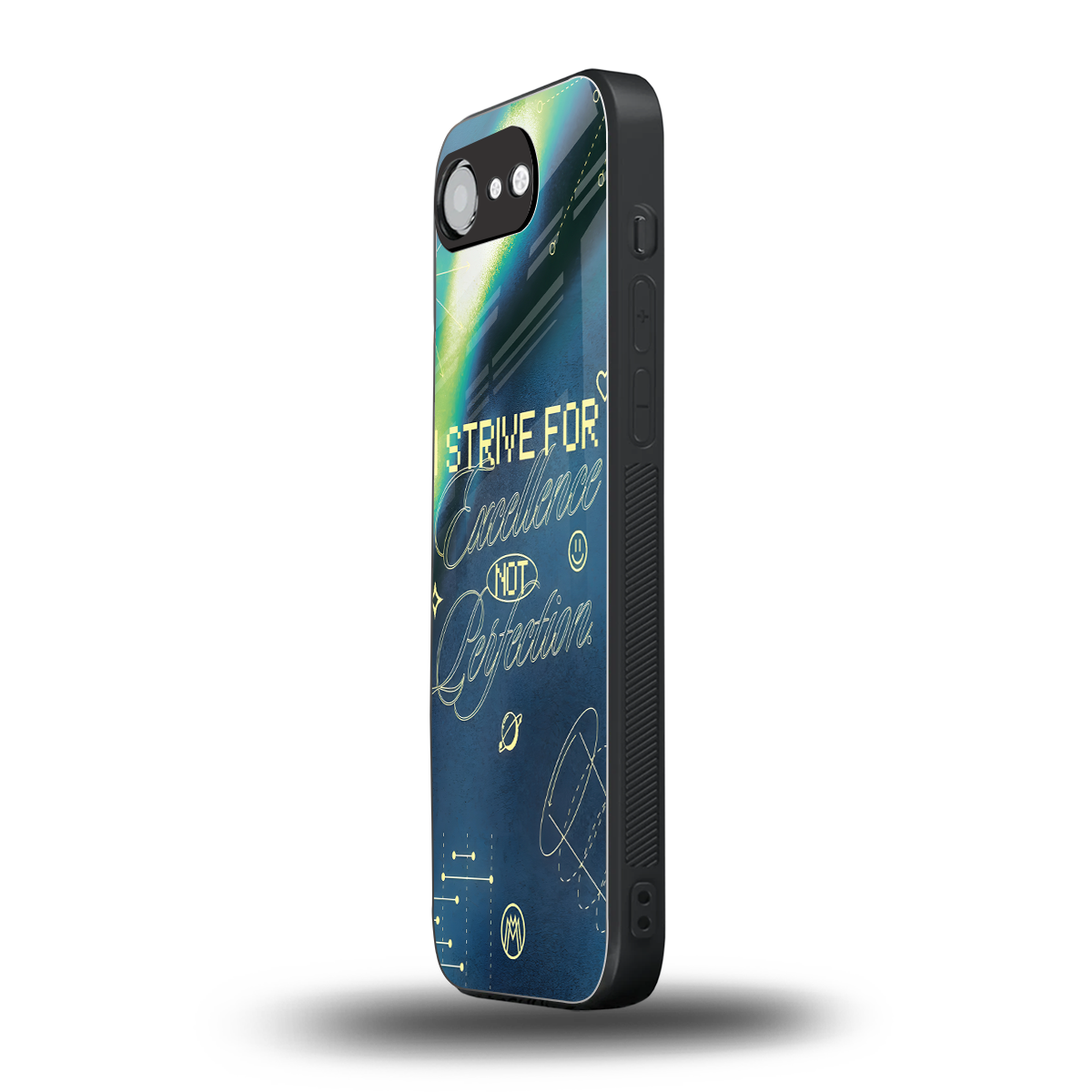 strive on back phone cover | glass case for iphone 16e