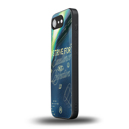 strive on back phone cover | glass case for iphone 16e