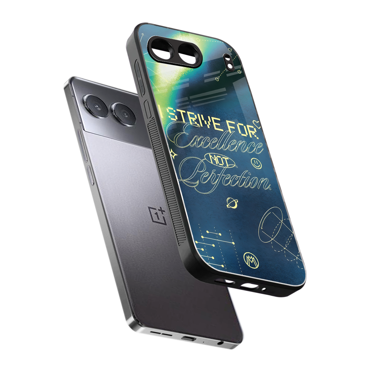 strive on back phone cover | glass case for oneplus nord 4