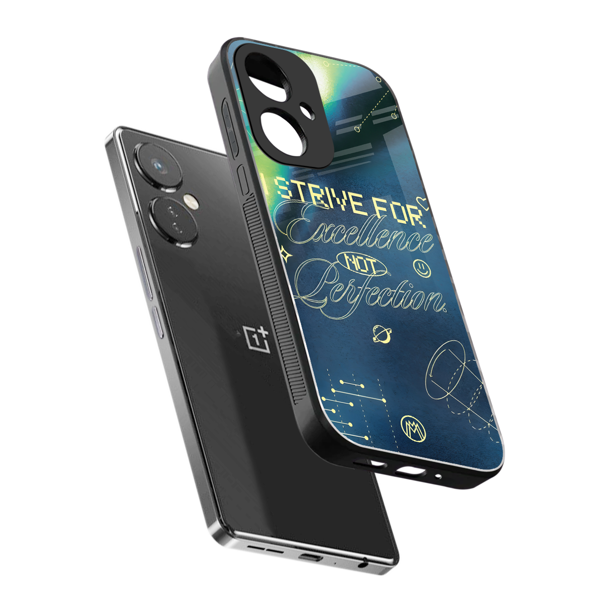 strive on back phone cover | glass case for oneplus nord ce 3