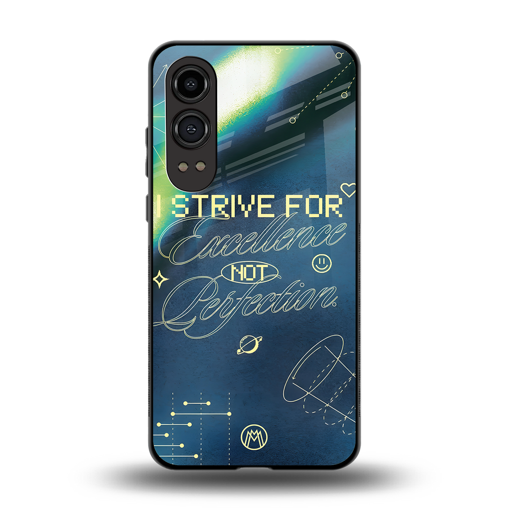 strive on back phone cover | glass case for oneplus nord ce 4 lite