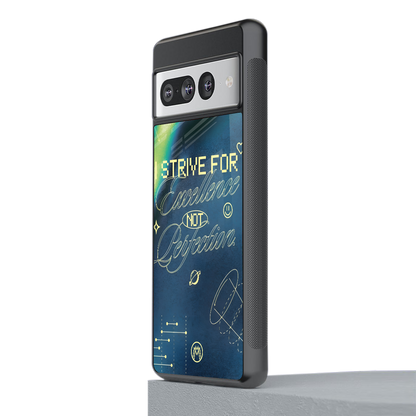 strive on back phone cover | glass case for google pixel 7 pro