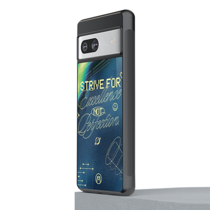 strive on back phone cover | glass case for Google Pixel 7A