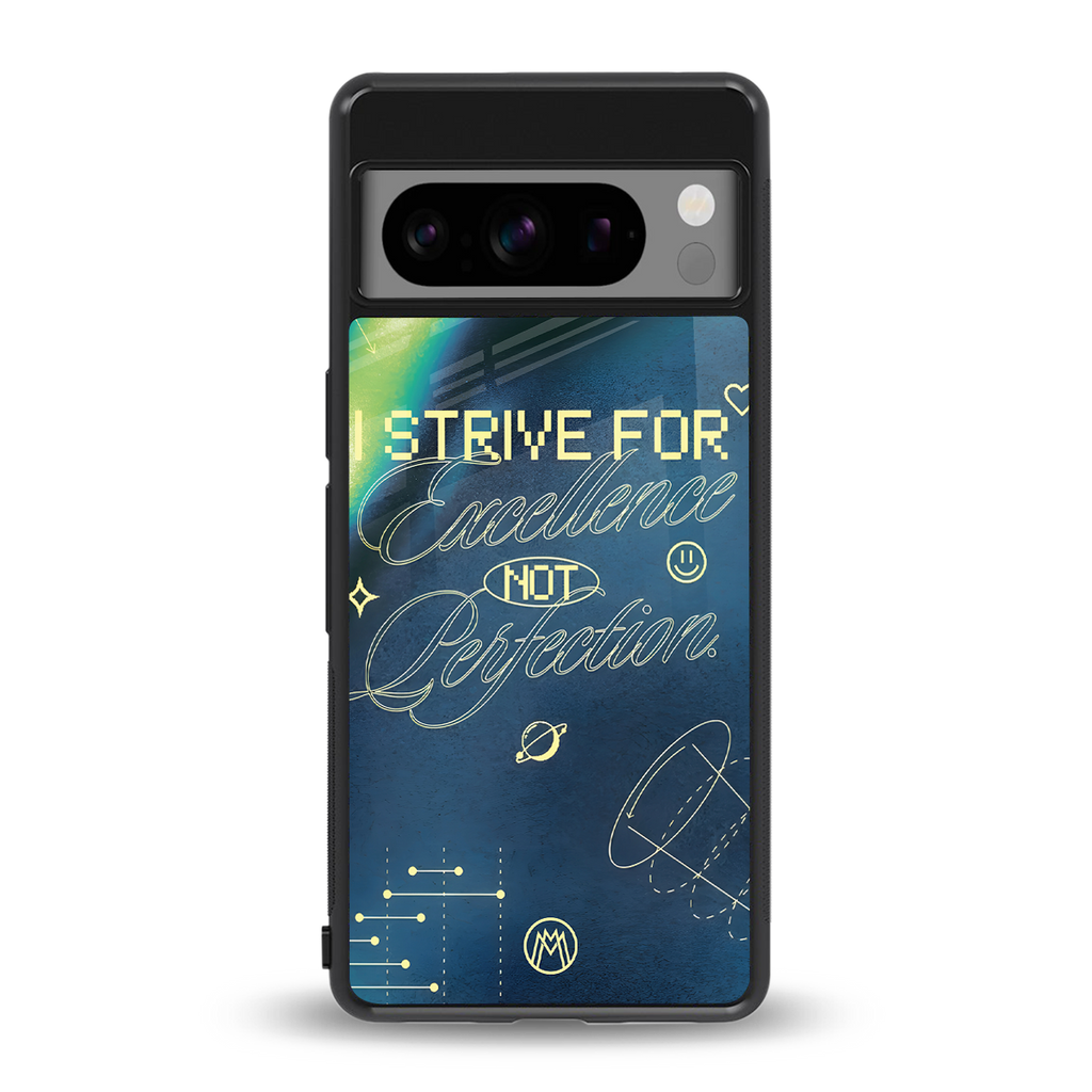 strive on back phone cover | glass case for google pixel 8 pro