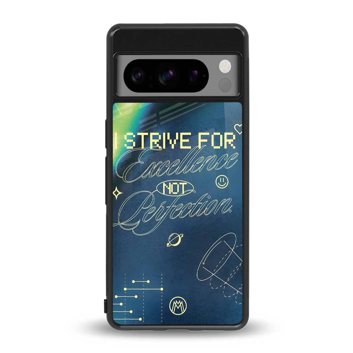 strive on back phone cover | glass case for google pixel 8 pro
