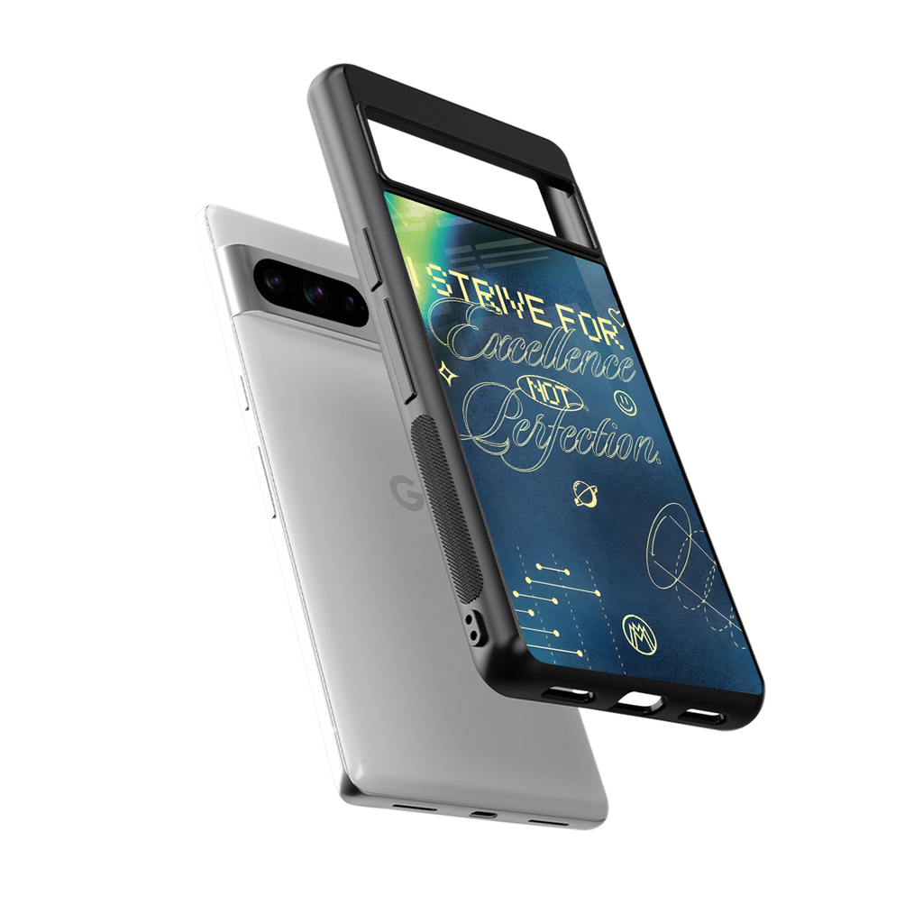 strive on back phone cover | glass case for google pixel 8 pro