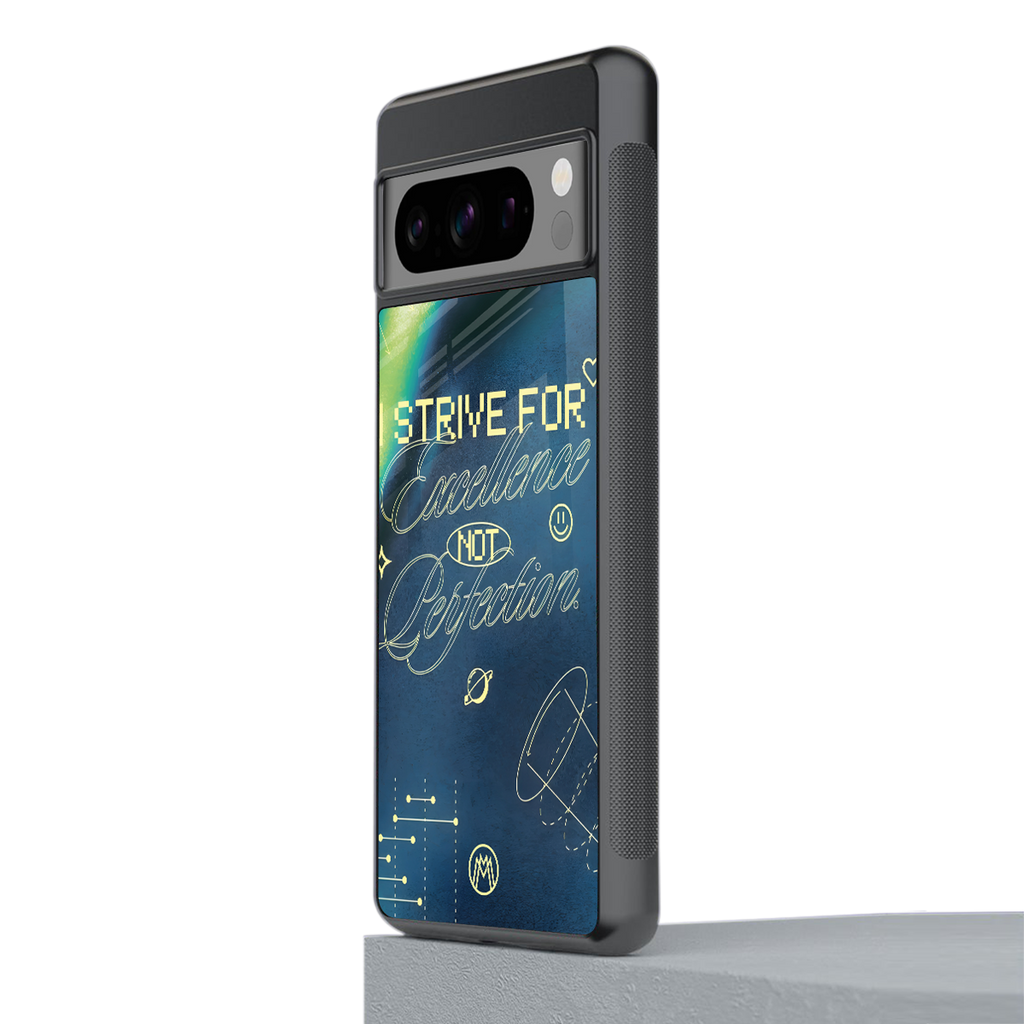 strive on back phone cover | glass case for google pixel 8 pro