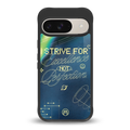 strive on back phone cover | glass case for google pixel 9
