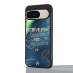 strive on back phone cover | glass case for google pixel 9