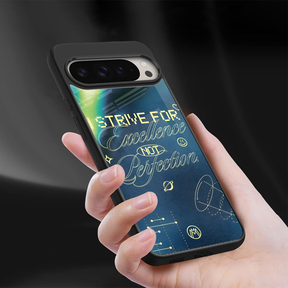 strive on back phone cover | glass case for google pixel 9 pro xl