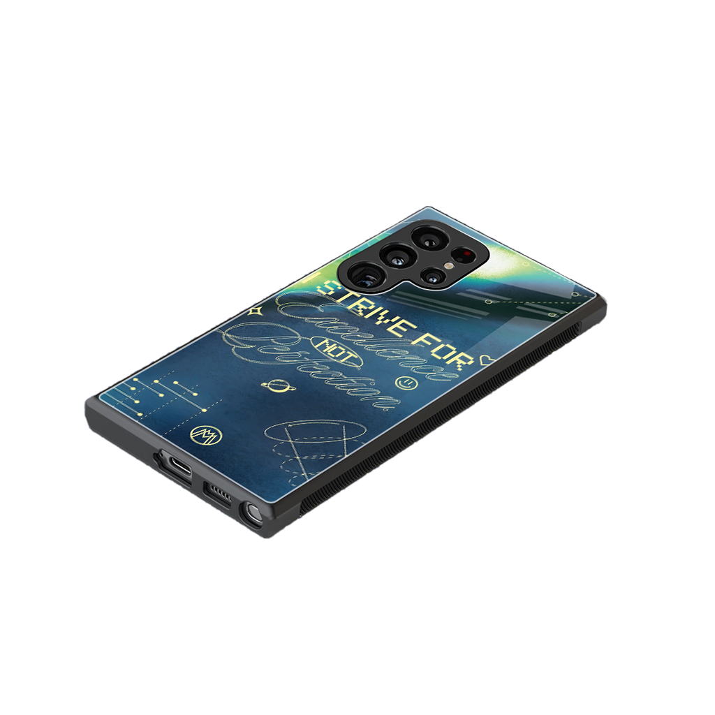 strive on back phone cover | glass case for samsung galaxy s23 ultra