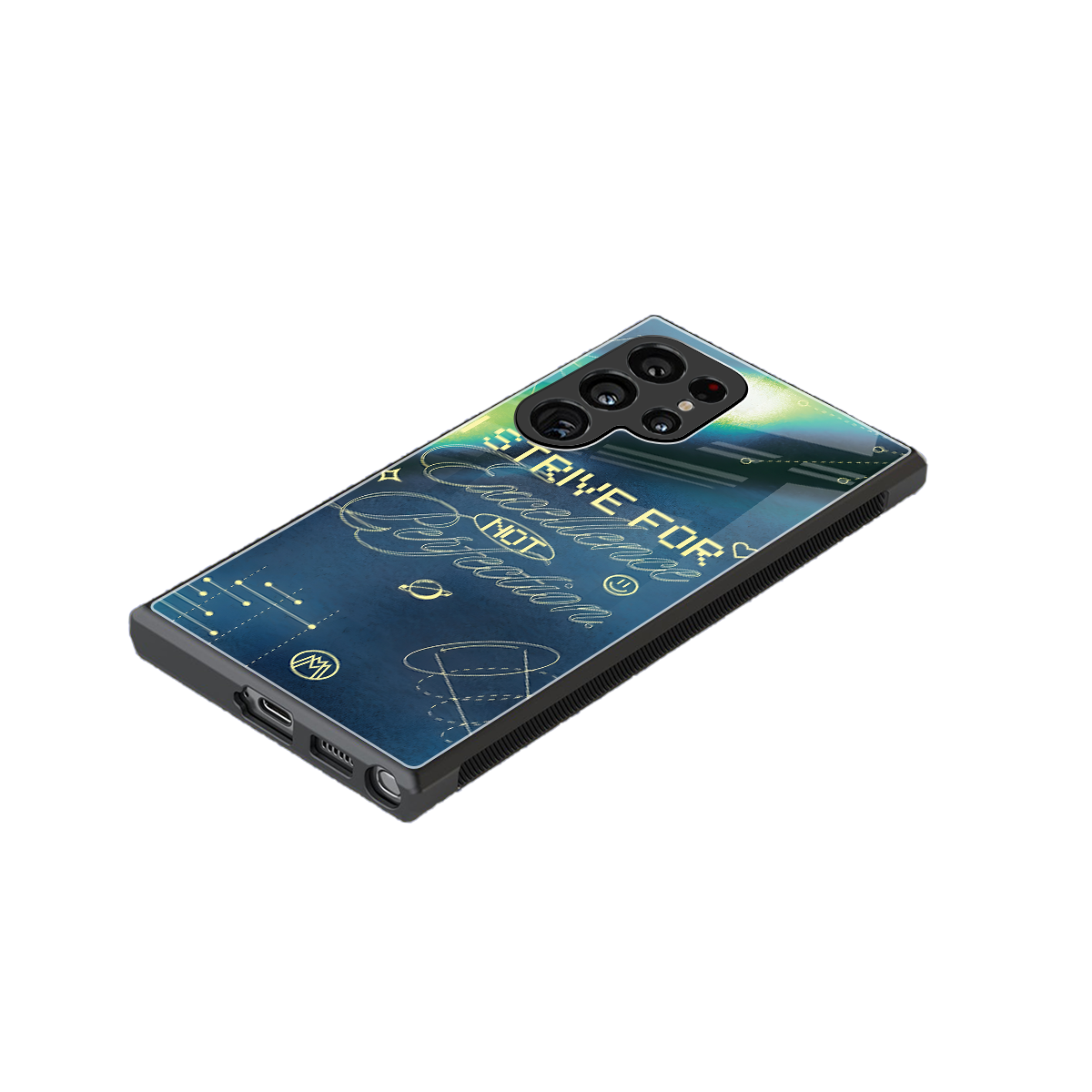 strive on back phone cover | glass case for samsung galaxy s23 ultra