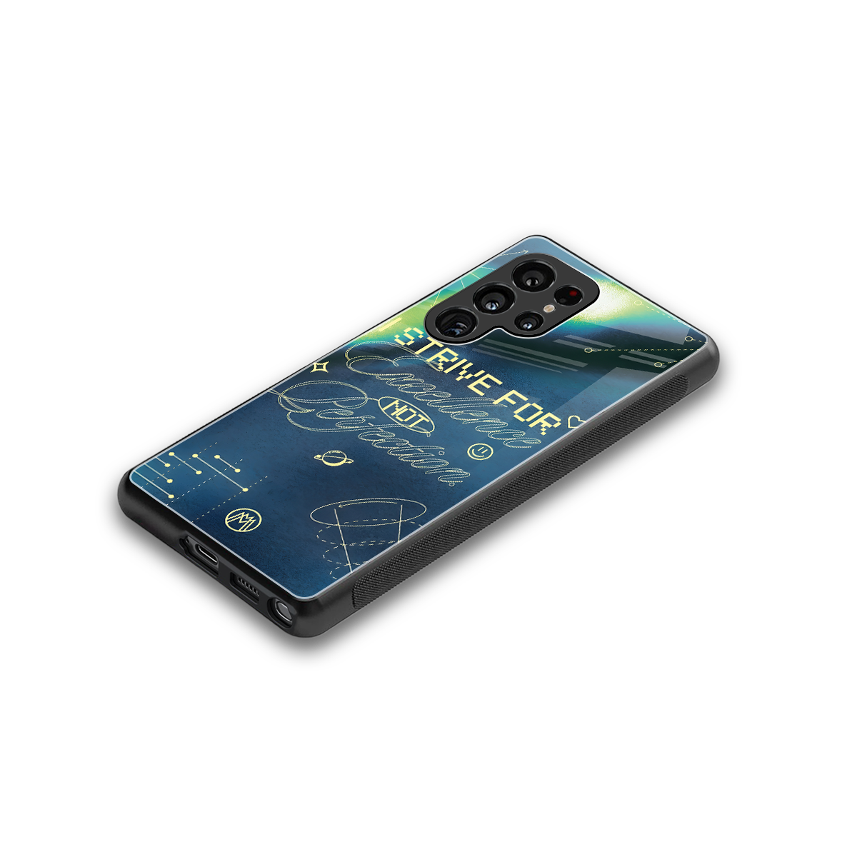 strive on back phone cover | glass case for samsung galaxy s25 ultra