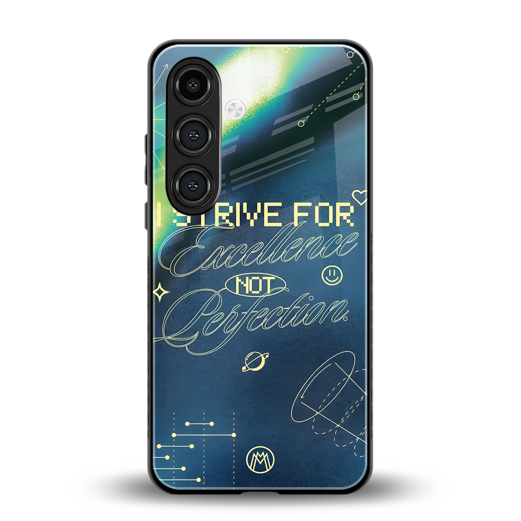 strive on back phone cover | glass case for samsung galaxy s25 plus