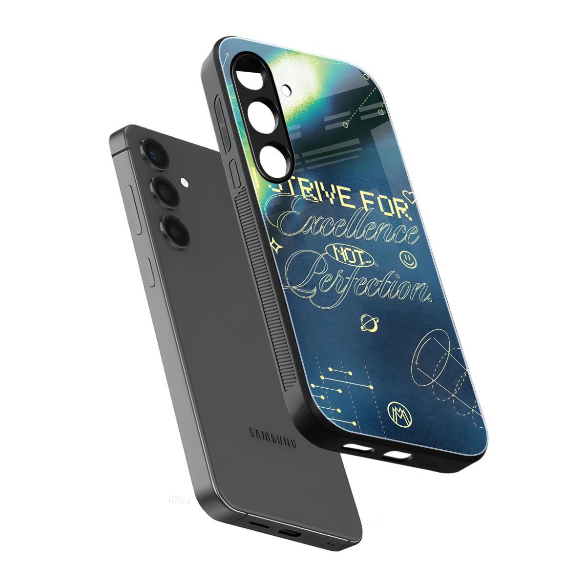 strive on back phone cover | glass case for samsung galaxy s23