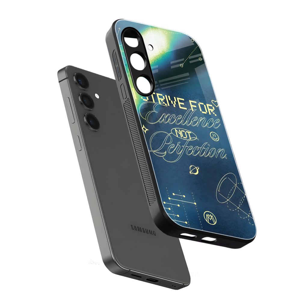 strive on back phone cover | glass case for samsung galaxy s25 plus
