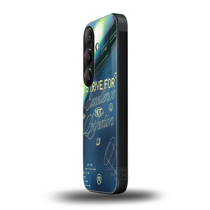 strive on back phone cover | glass case for samsung galaxy s23