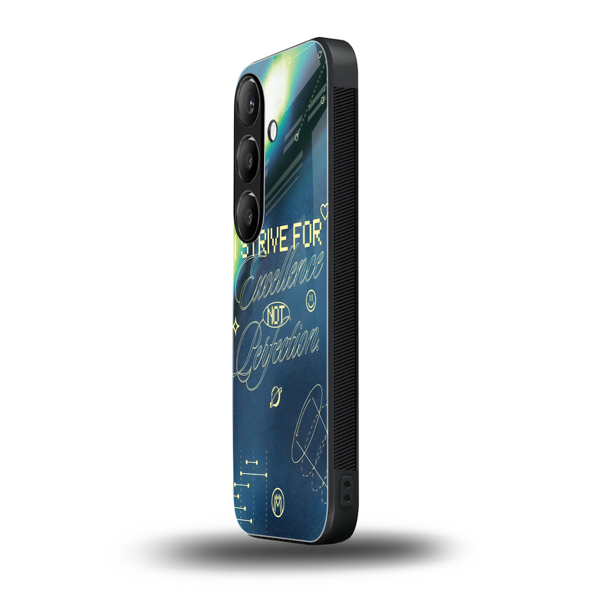 strive on back phone cover | glass case for samsung galaxy s25 plus