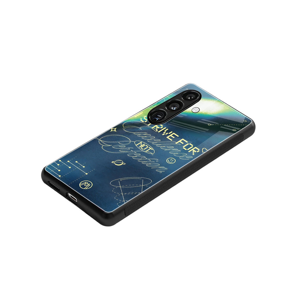 strive on back phone cover | glass case for samsung galaxy s23