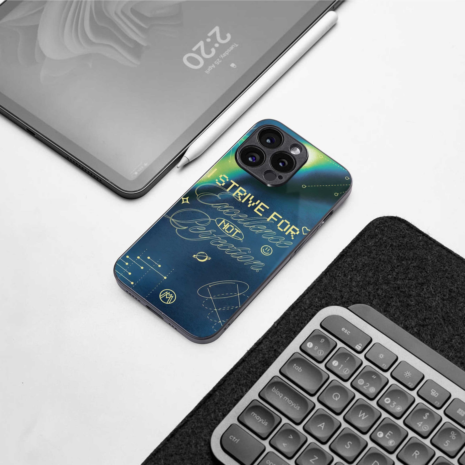 strive on back phone cover | glass case for samsung galaxy s24 ultra