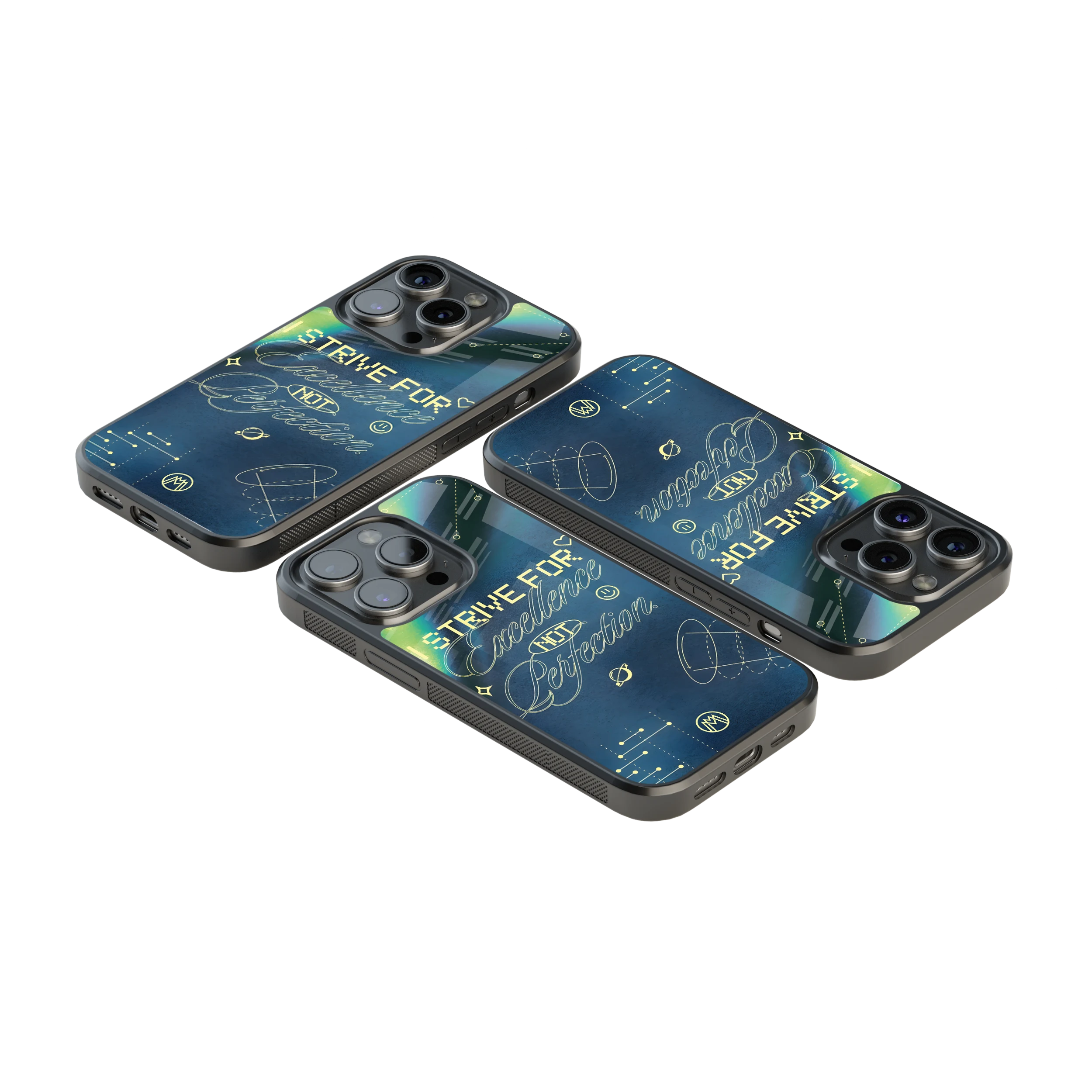 Luxury Glass Back Mobile Cover for iPhone, Samsung Galaxy, OnePlus, Pixel, Redmi & More