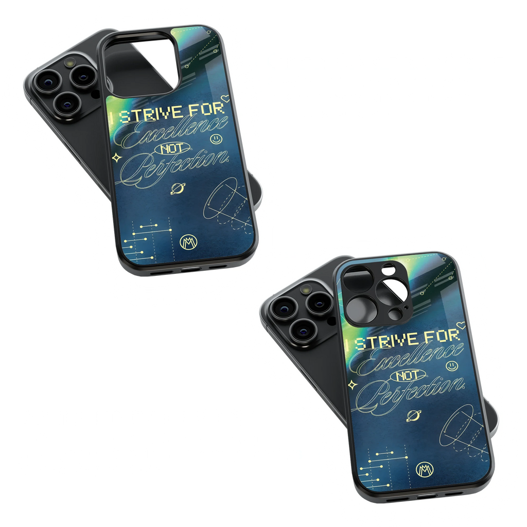 Trendy Glass Back Mobile Case for iPhone, Samsung, Redmi, OnePlus, Google Pixel, Motorola