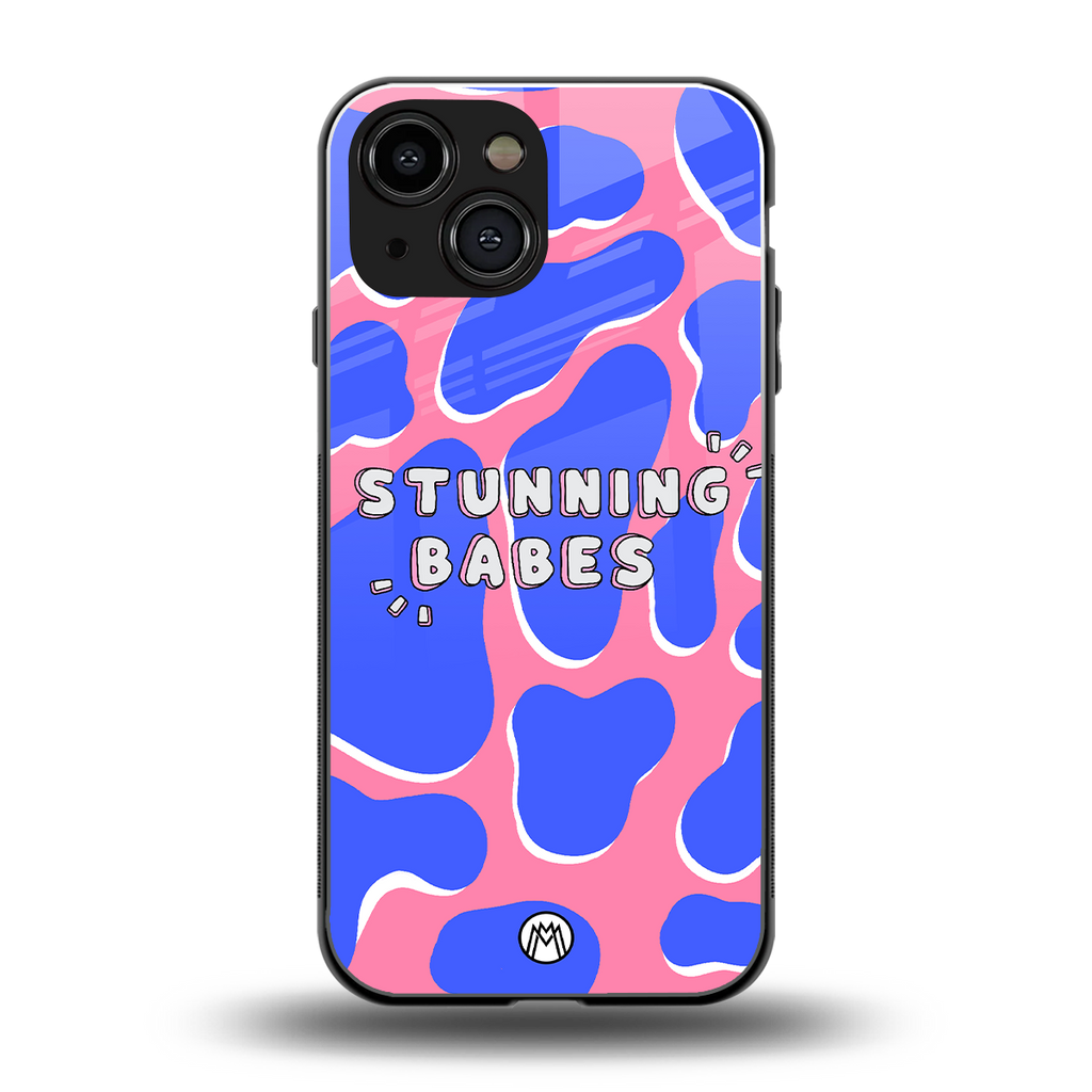 stunning babes back phone cover | glass case for iphone 13 mini