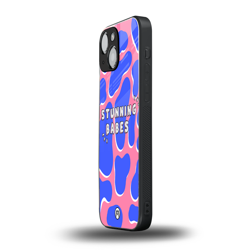 stunning babes back phone cover | glass case for iphone 13 mini