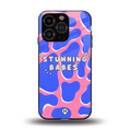 stunning babes back phone cover | glass case for iphone 13 pro