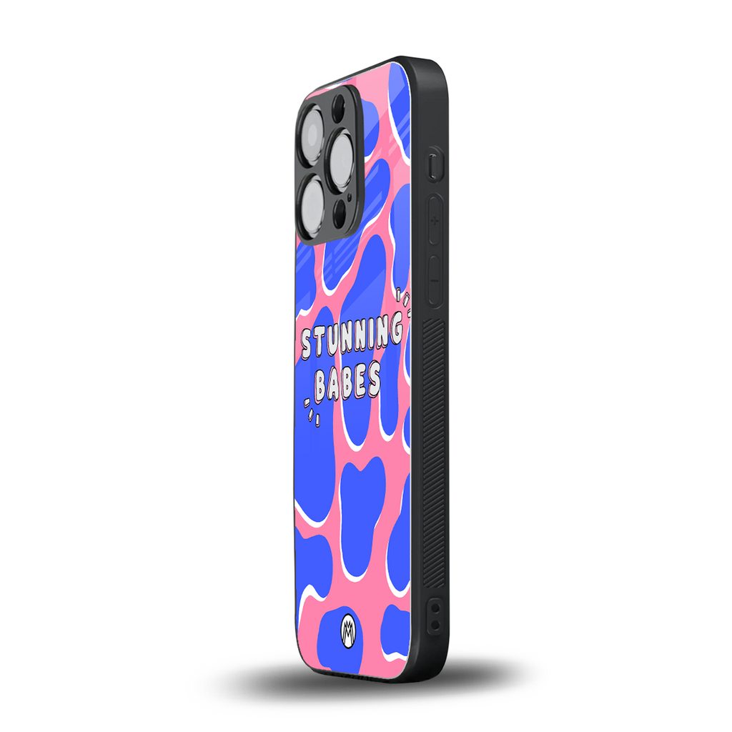 stunning babes back phone cover | glass case for iphone 13 pro