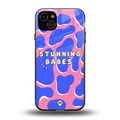 stunning babes back phone cover | glass case for iphone 15 plus