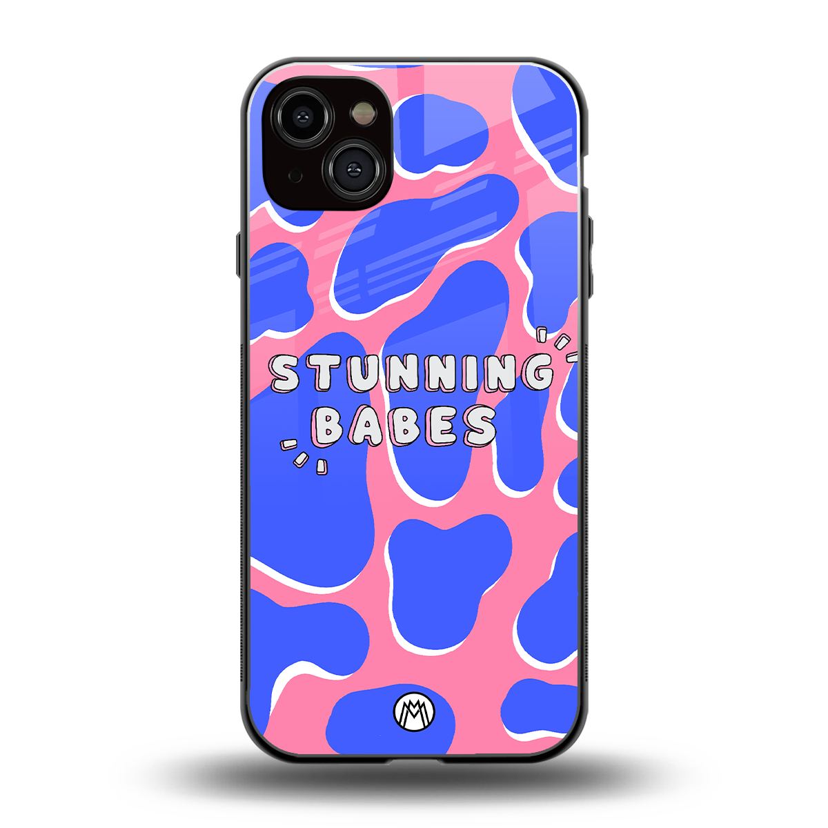 stunning babes back phone cover | glass case for iphone 15 plus