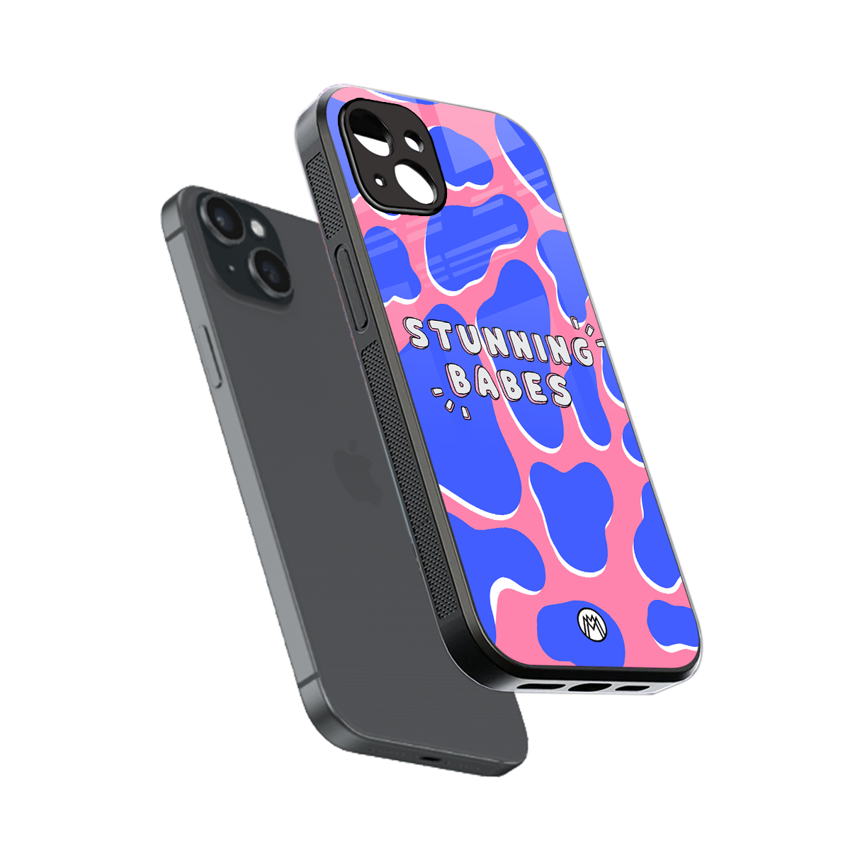 stunning babes back phone cover | glass case for iphone 15 plus