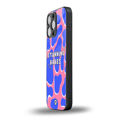 stunning babes back phone cover | glass case for iphone 14 pro max