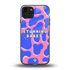 stunning babes back phone cover | glass case for iphone 15
