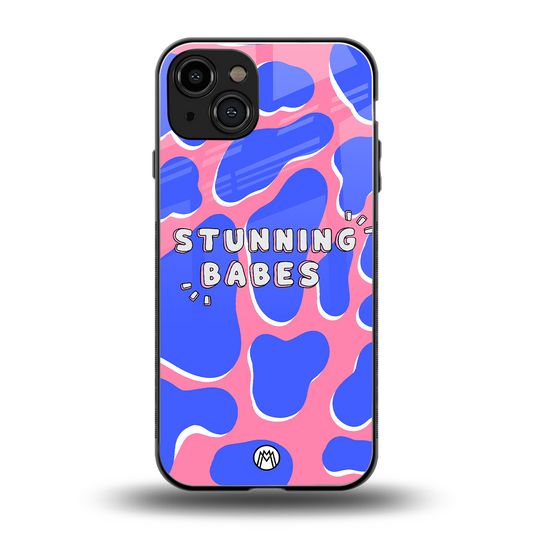 stunning babes back phone cover | glass case for iphone 15