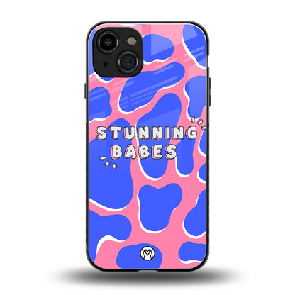 stunning babes back phone cover | glass case for iphone 14