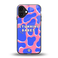stunning babes back phone cover | glass case for iphone 16 plus