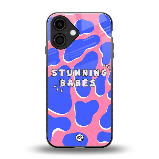 stunning babes back phone cover | glass case for iphone 16