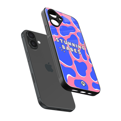 stunning babes back phone cover | glass case for iphone 16