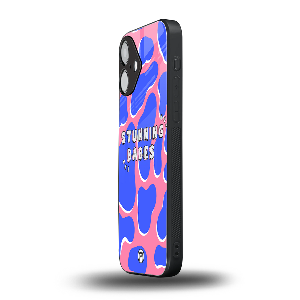 stunning babes back phone cover | glass case for iphone 16