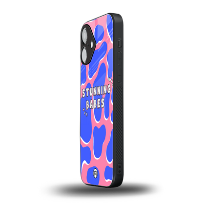 stunning babes back phone cover | glass case for iphone 16