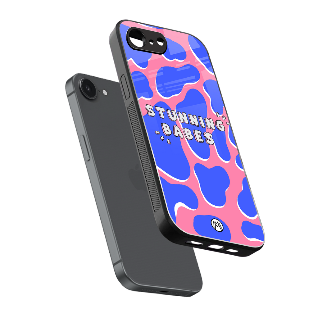 stunning babes back phone cover | glass case for iphone 16e