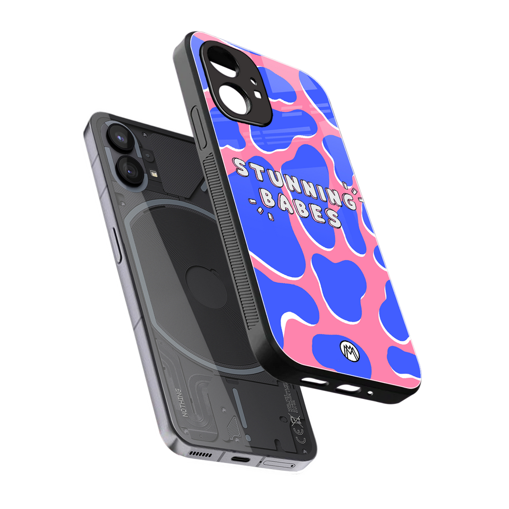 stunning babes back phone cover | glass case for nothing phone 1